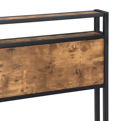 Platform Bed Frame With Wooden Headboard And Footboard, USB Liner - The Sleep Loft - Online Mattress Showroom NYC