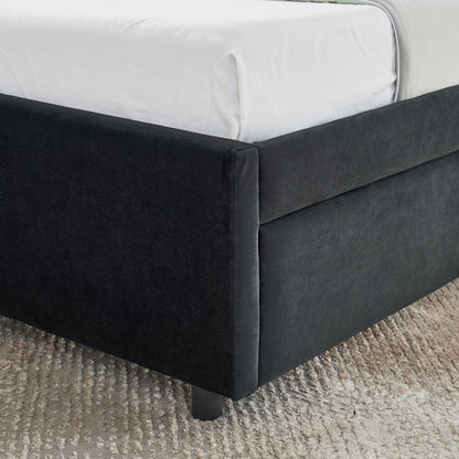 Upholstered Tufted Daybed Frame With Storage Drawers - The Sleep Loft - Online Mattress Showroom NYC