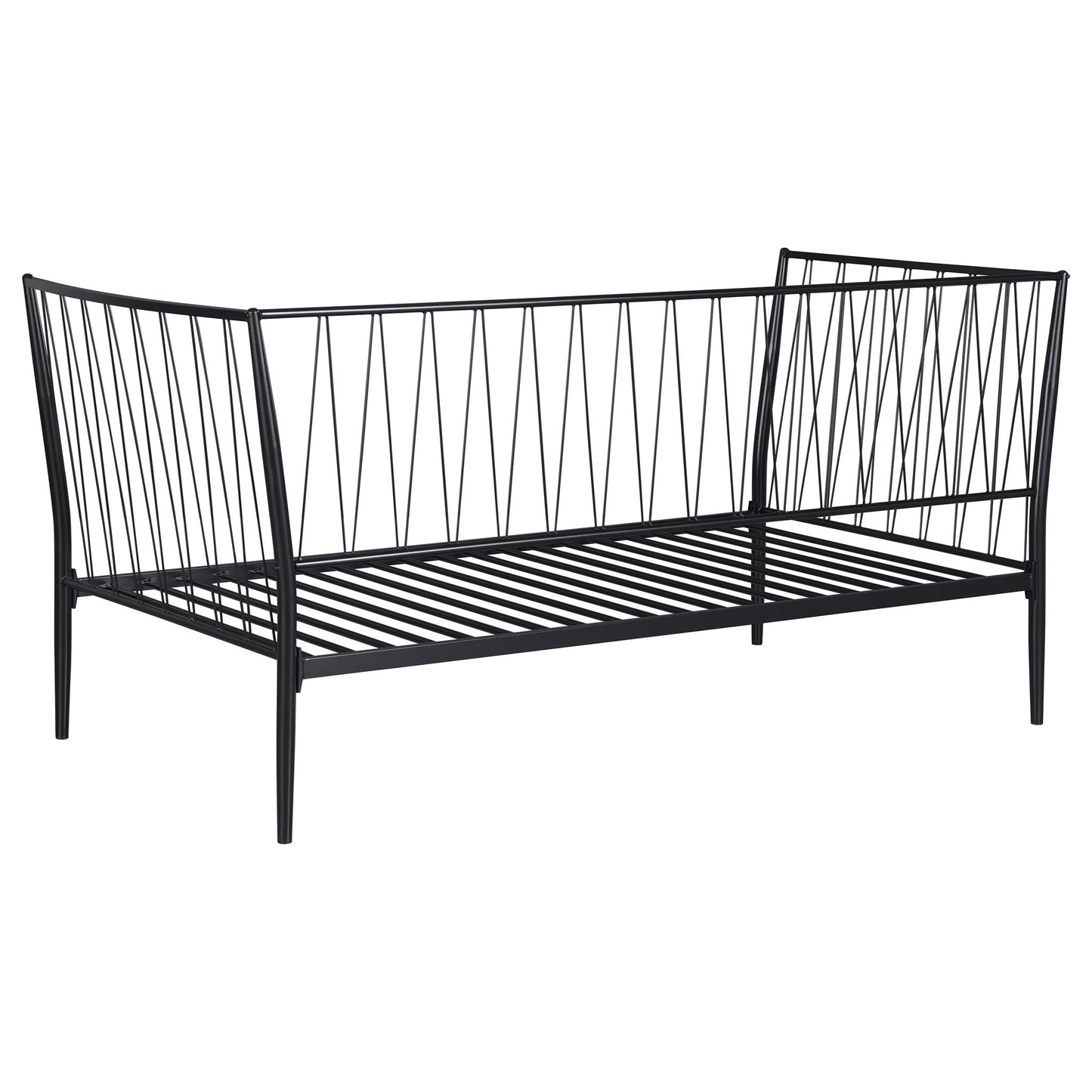 Vertigo - Twin Daybed With Slatted Support - Matte Black - The Sleep Loft - Online Mattress Showroom NYC