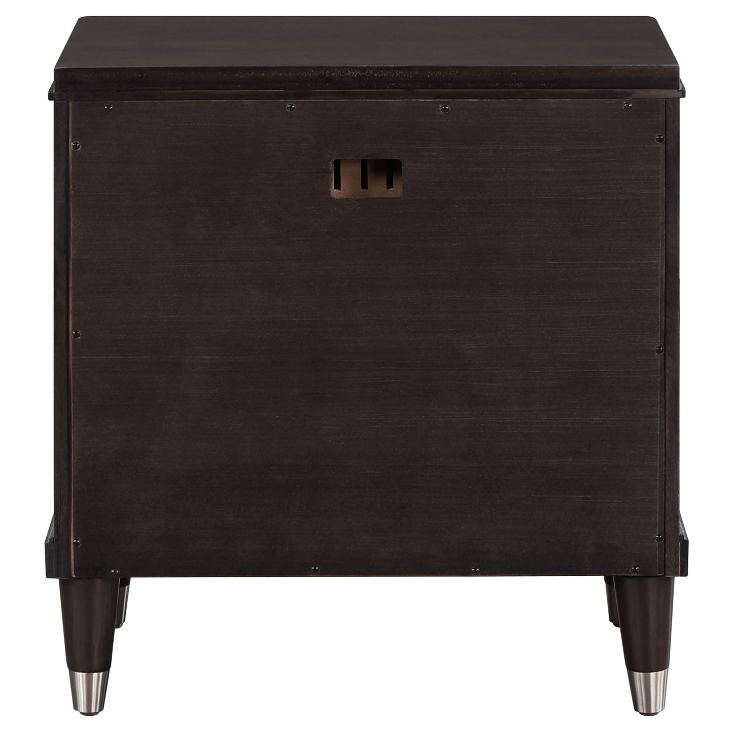 Niguel - 2 Drawer Nightstand With Felt Lined Top Drawer - Brown - The Sleep Loft - Online Mattress Showroom NYC