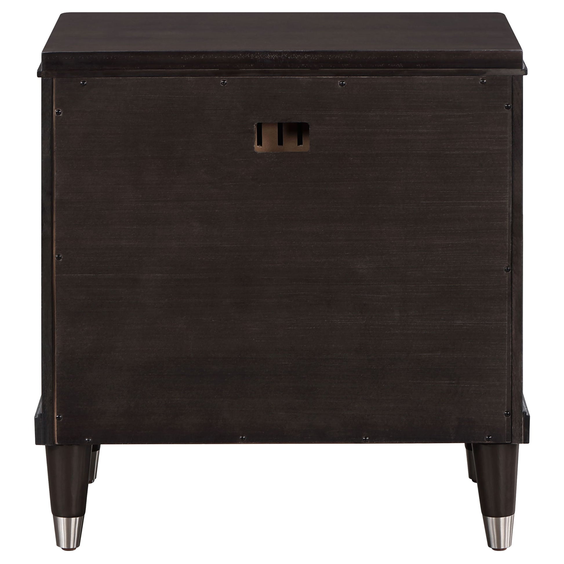 Niguel - 2 Drawer Nightstand With Felt Lined Top Drawer - Brown - The Sleep Loft - Online Mattress Showroom NYC