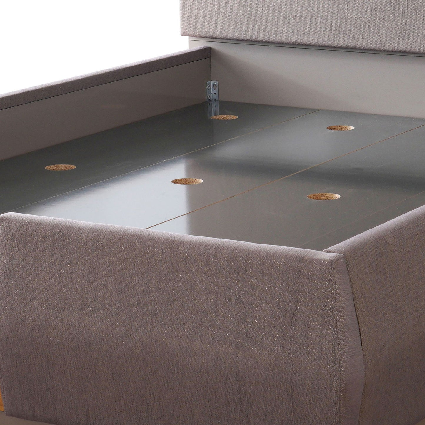 Lorenzo - Queen Size Tufted Upholstered Bed - Gray - The Sleep Loft - Online Mattress Showroom NYC