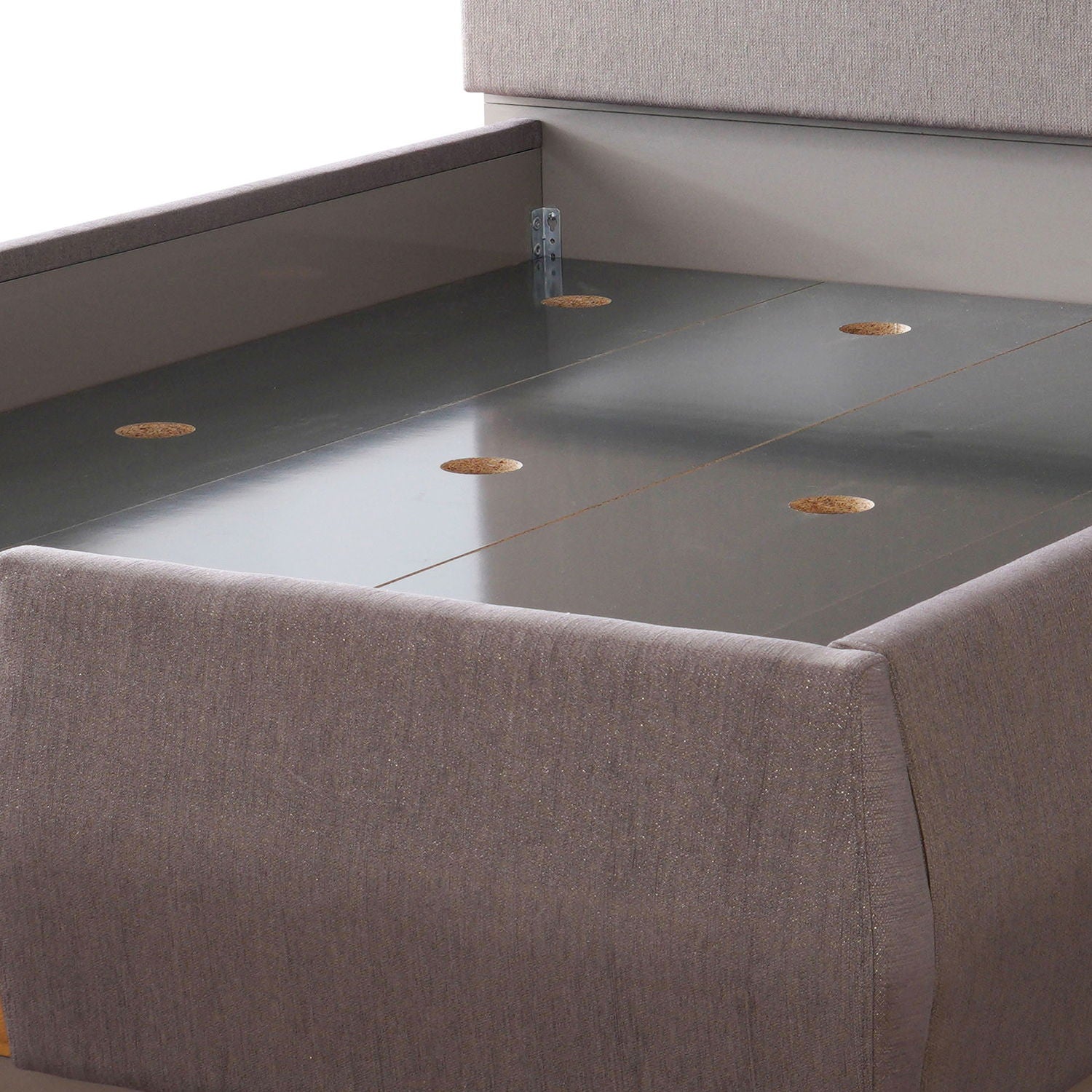 Lorenzo - Queen Size Tufted Upholstered Bed - Gray - The Sleep Loft - Online Mattress Showroom NYC