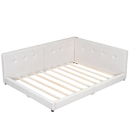 Modern Upholstered Platform Bed With USB Ports And LED Belt - The Sleep Loft - Online Mattress Showroom NYC