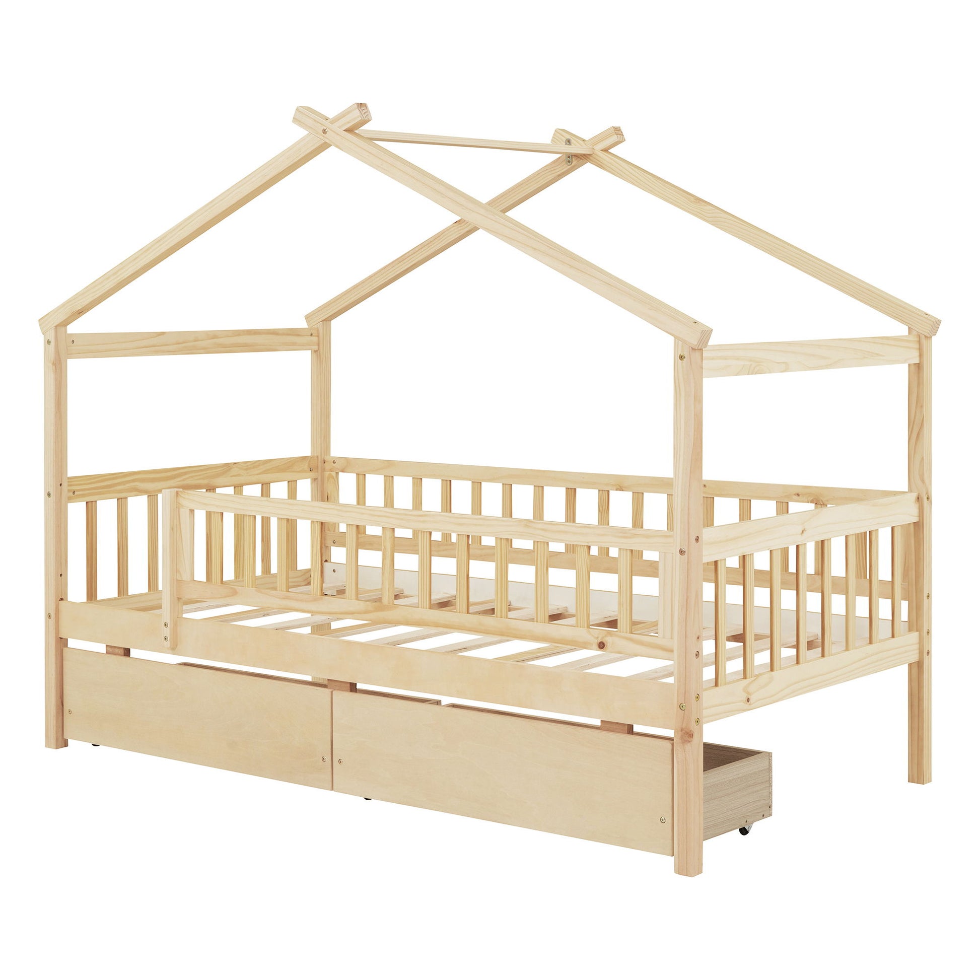 House Bed With 2 Drawers - The Sleep Loft - Online Mattress Showroom NYC
