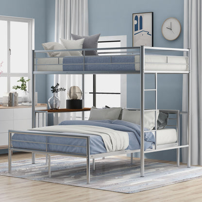 Bunk Bed With Desk, Ladder And Quality Slats For Bedroom - The Sleep Loft - Online Mattress Showroom NYC