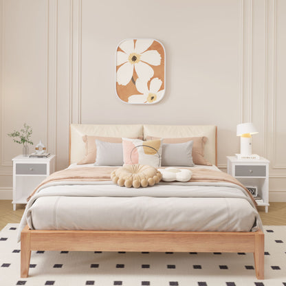 Nightstand With 1 Drawer 1 Shelf - The Sleep Loft - Online Mattress Showroom NYC