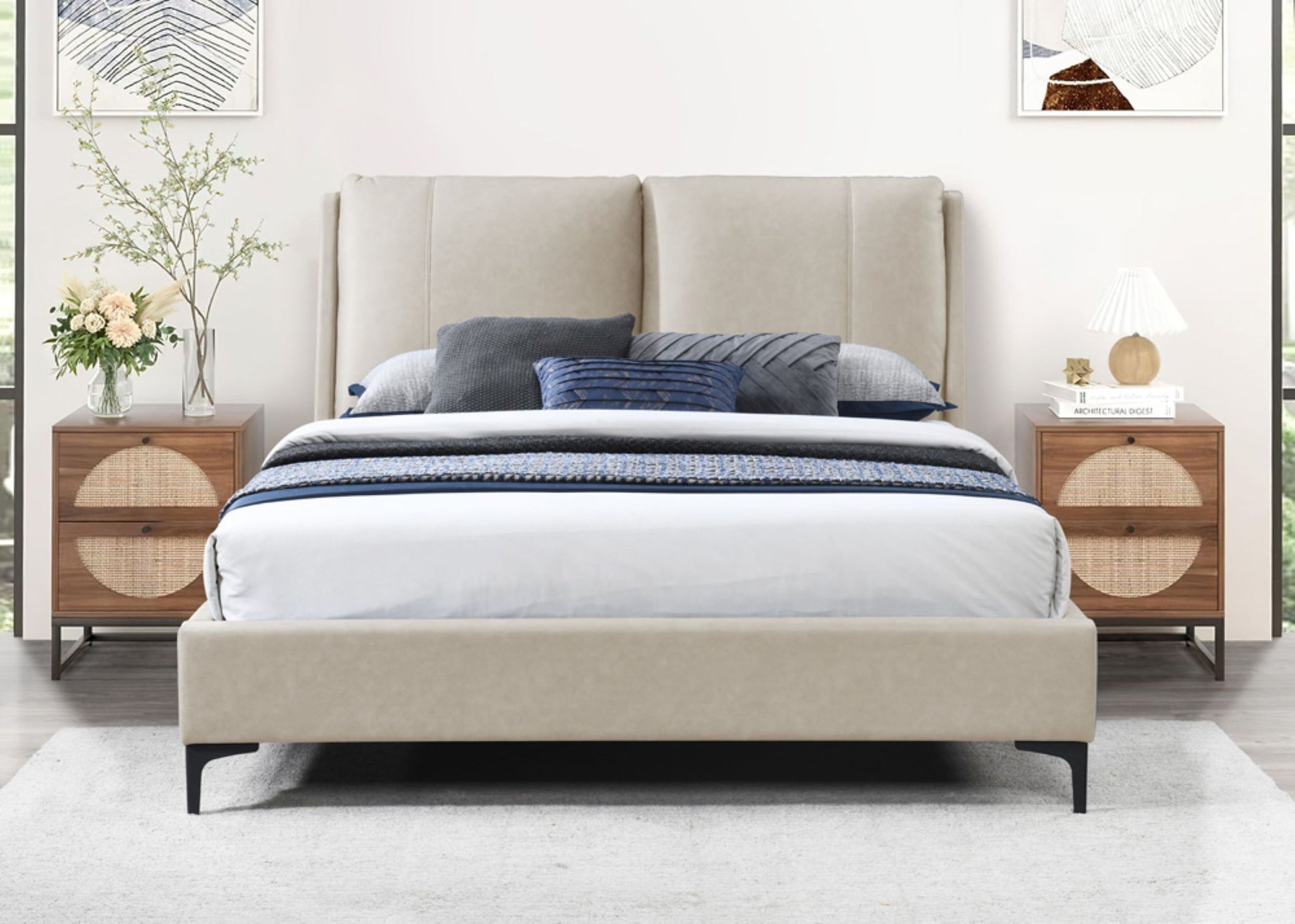 Fully Upholstered Bed - The Sleep Loft - Online Mattress Showroom NYC