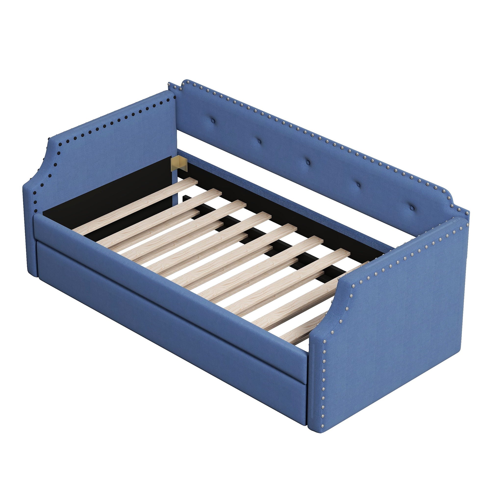 Upholstered Daybed With Trundle - The Sleep Loft - Online Mattress Showroom NYC