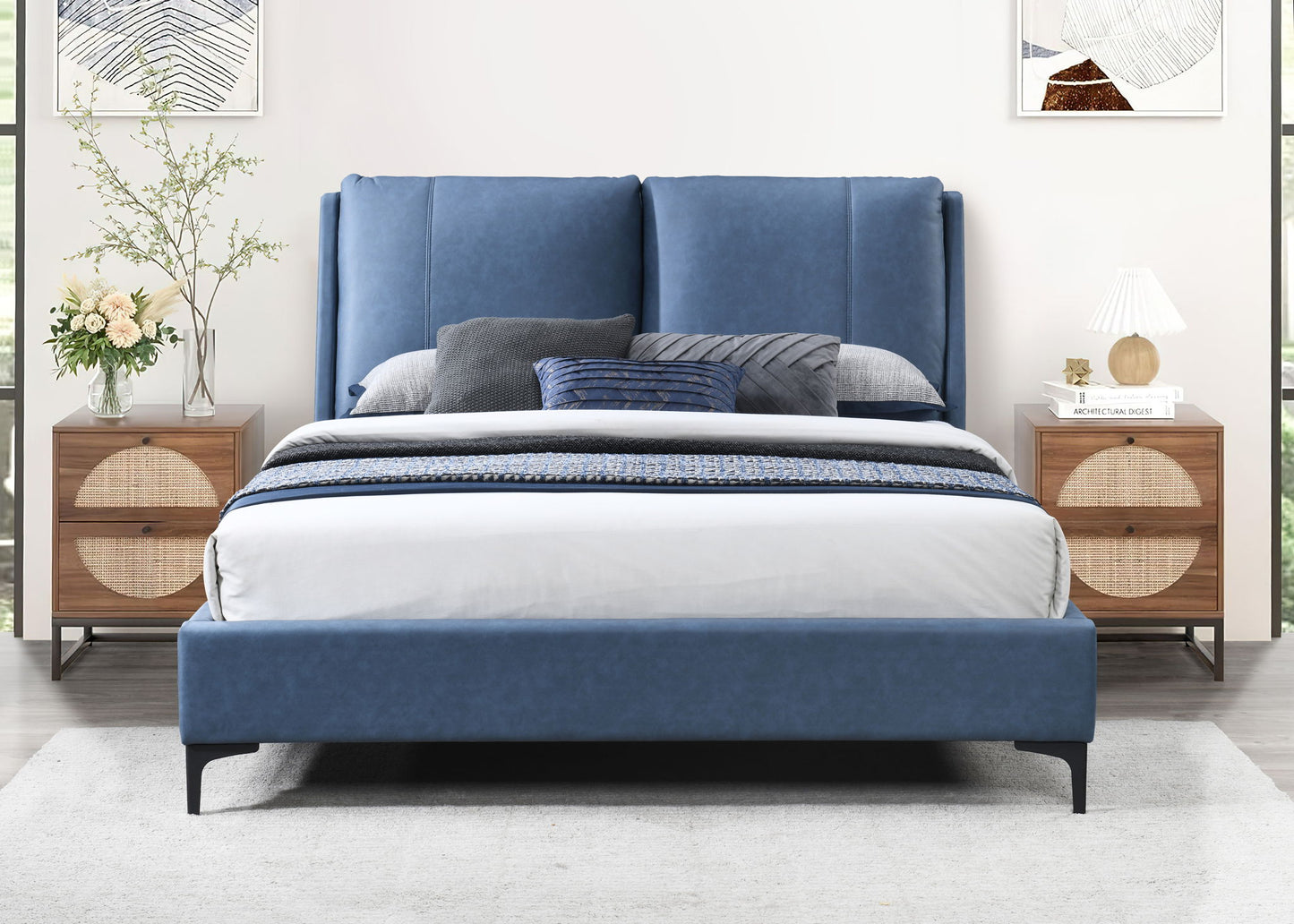 Fully Upholstered Bed - The Sleep Loft - Online Mattress Showroom NYC