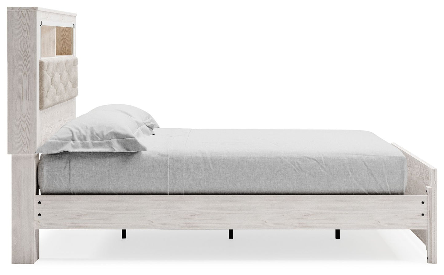 Altyra - Queen Panel Bookcase Bed With Roll Slats - White - The Sleep Loft - Online Mattress Showroom NYC