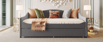 Upholstered Daybed With Light And Trundle - The Sleep Loft - Online Mattress Showroom NYC