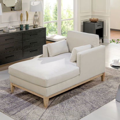 Knox - Modern Farmhouse Chaise Lounge Chair - The Sleep Loft - Online Mattress Showroom NYC