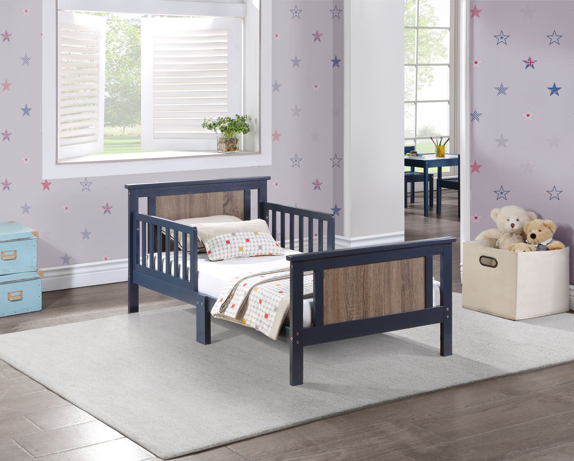 Connelly - Reversible Panel Toddler Bed - The Sleep Loft - Online Mattress Showroom NYC