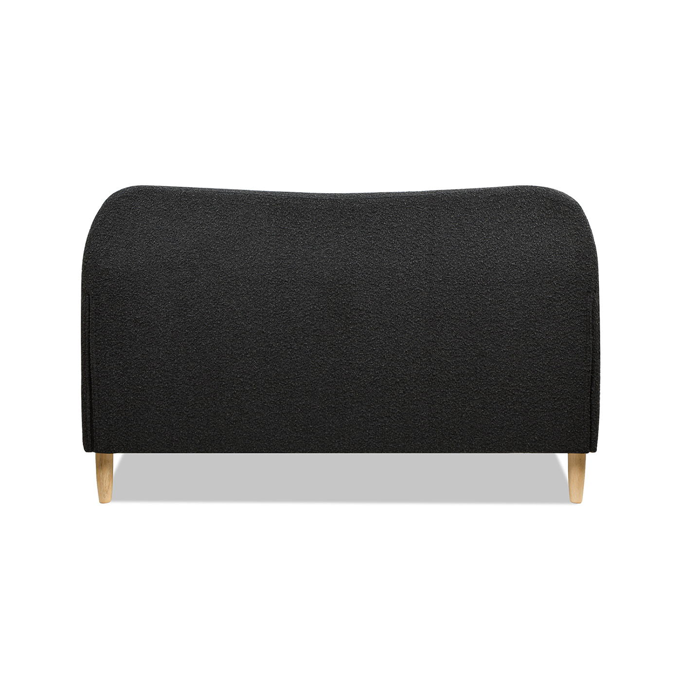 Roman - Curved Headboard Upholstered Platform Bed - The Sleep Loft - Online Mattress Showroom NYC