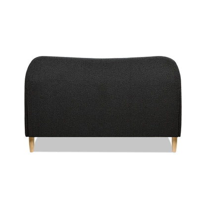 Roman - Curved Headboard Upholstered Platform Bed - The Sleep Loft - Online Mattress Showroom NYC