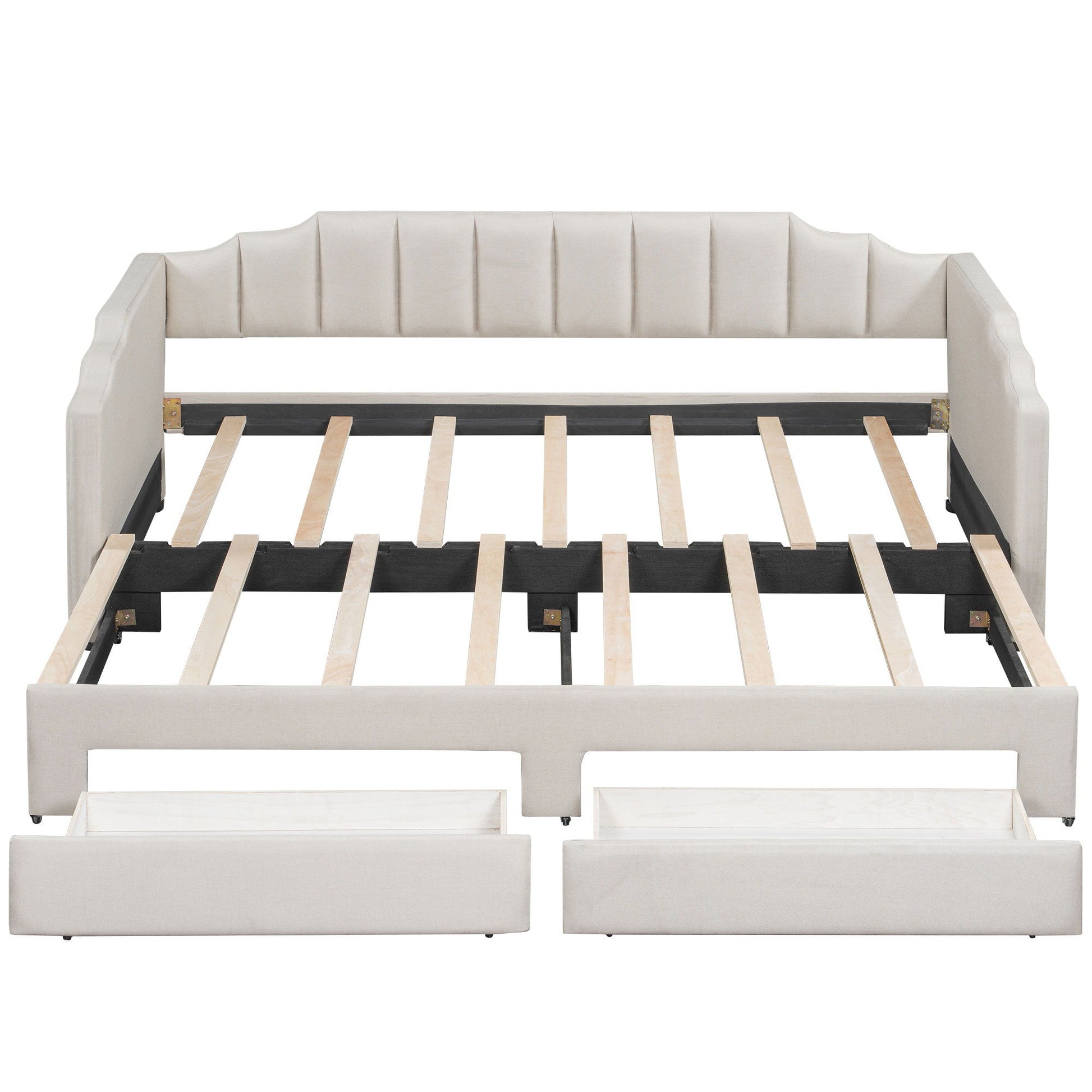 Extendable Daybed With LED Light And 2 Storage Drawers - The Sleep Loft - Online Mattress Showroom NYC