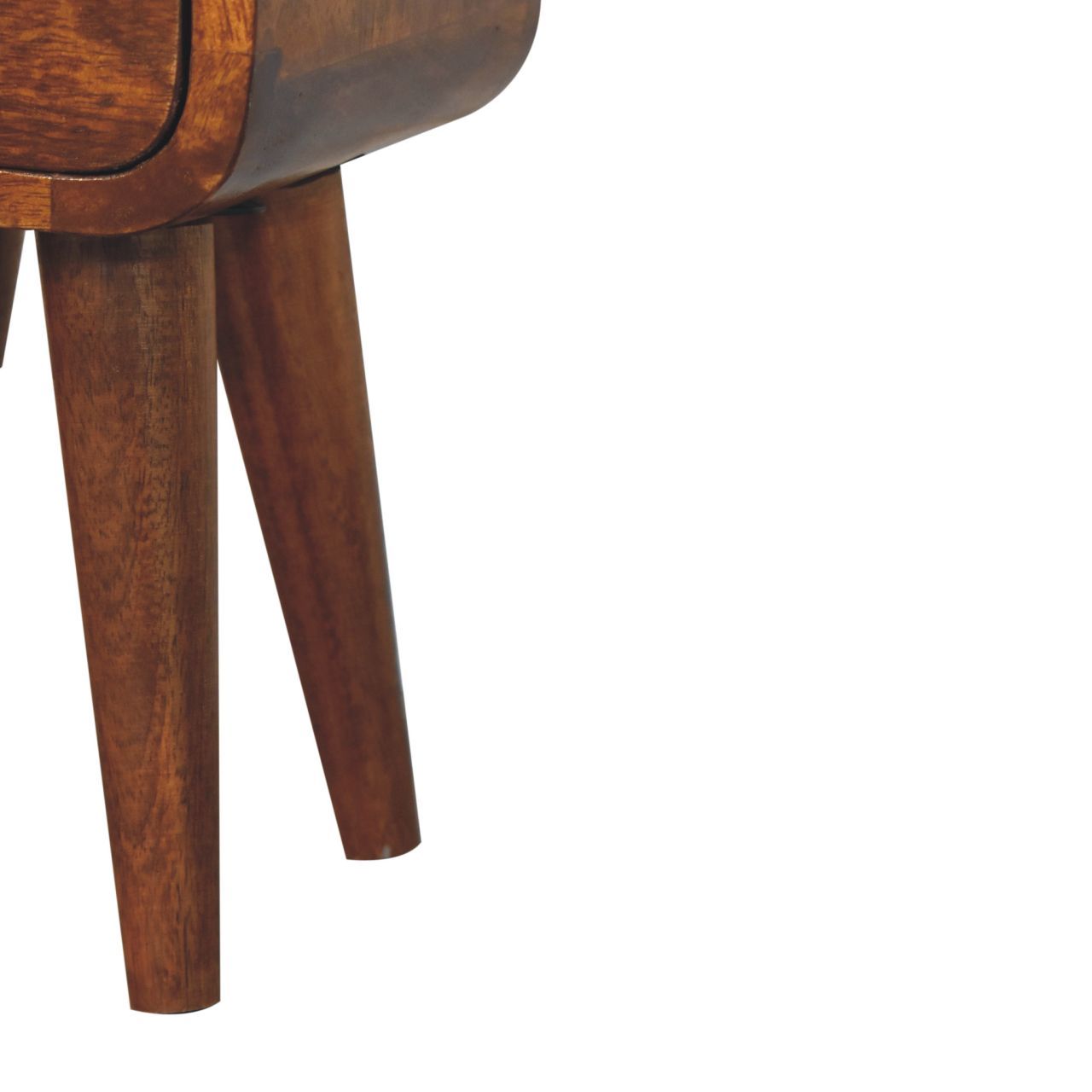 Curved Nightstand, - The Sleep Loft - Online Mattress Showroom NYC