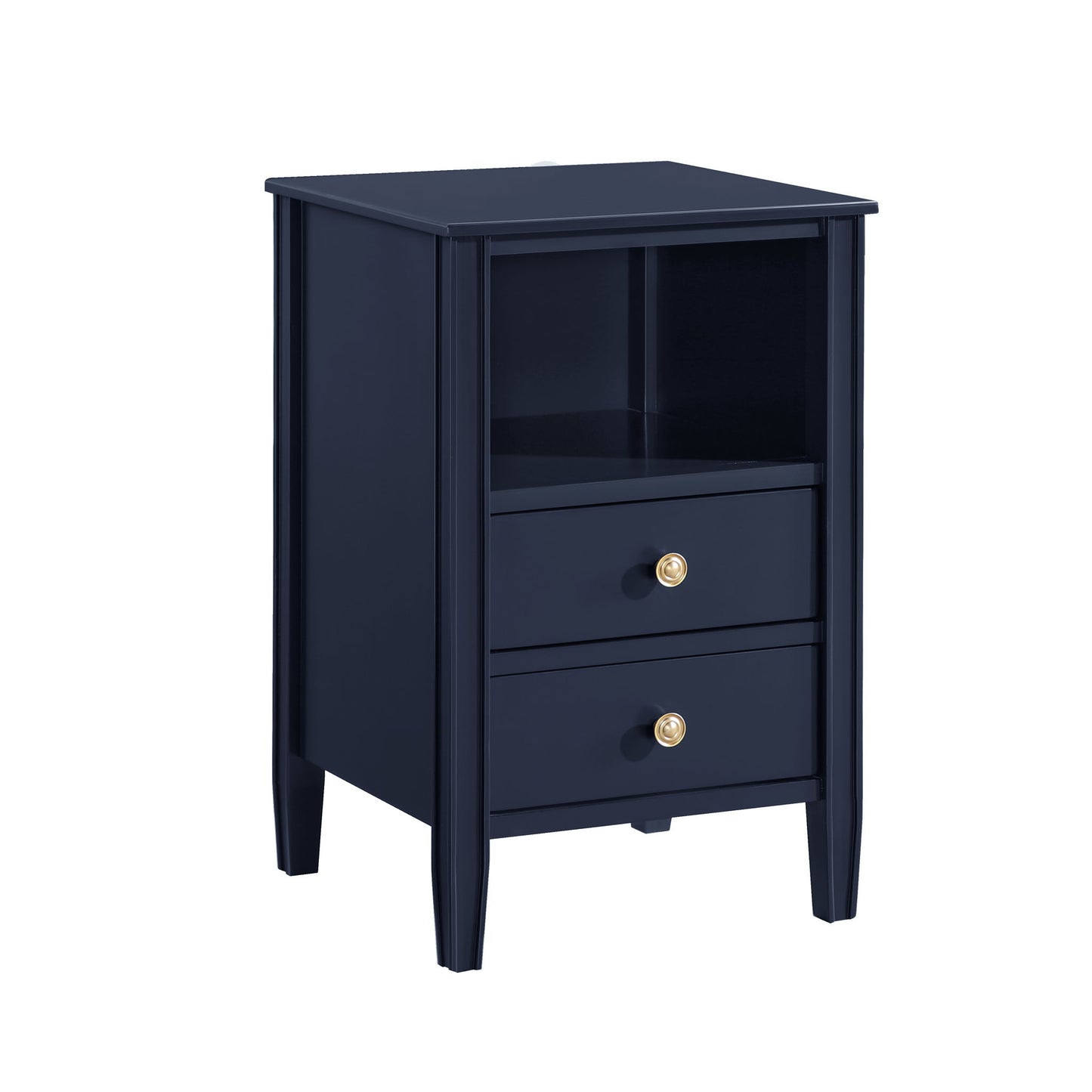 Winston - 2 Drawer Storage Nightstand - The Sleep Loft - Online Mattress Showroom NYC