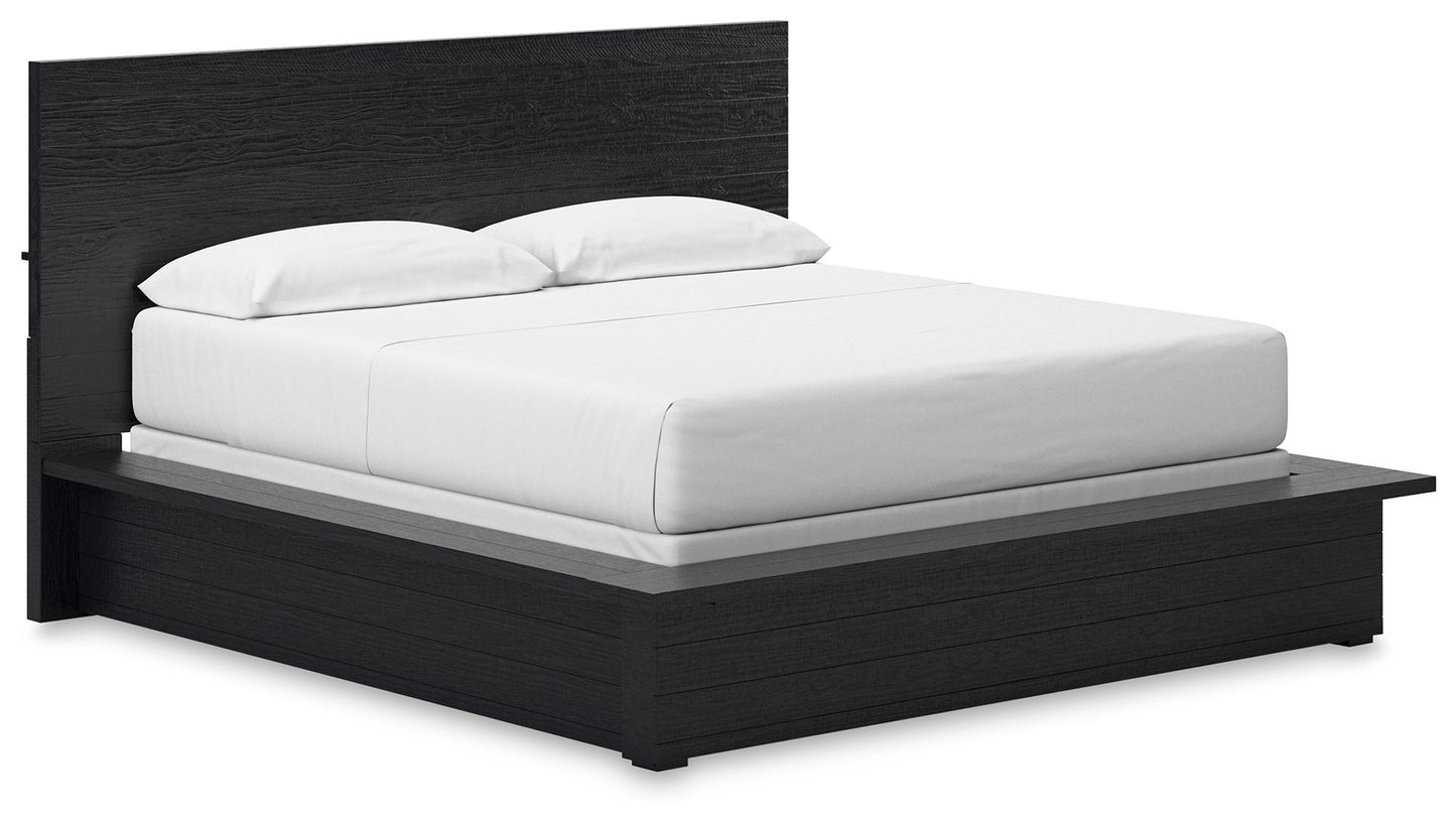 Londer - California King Panel Bed - Black - The Sleep Loft - Online Mattress Showroom NYC