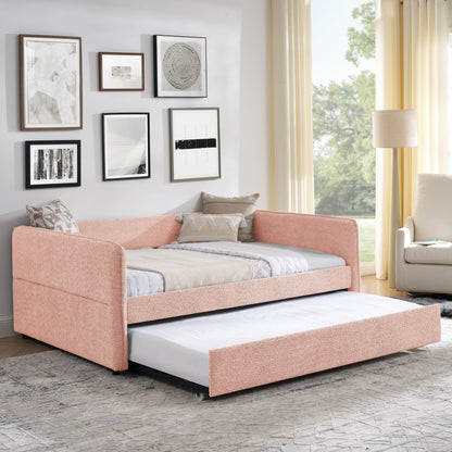Upholstered Daybed With Pop Up Trundle - The Sleep Loft - Online Mattress Showroom NYC