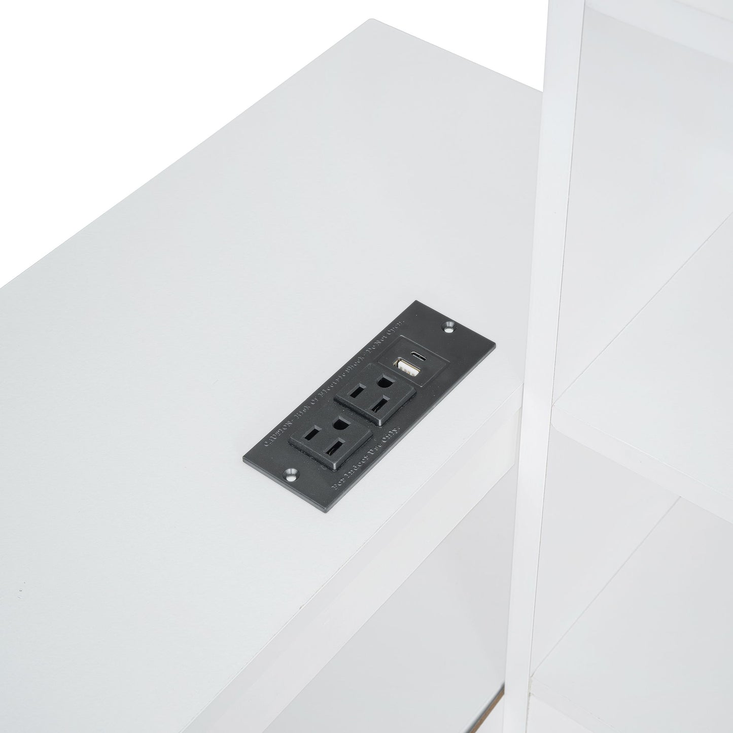 Platform Bed With Multi Functional Storage Space, Nightstand, 2 Drawers, USB Ports And Desk - The Sleep Loft - Online Mattress Showroom NYC