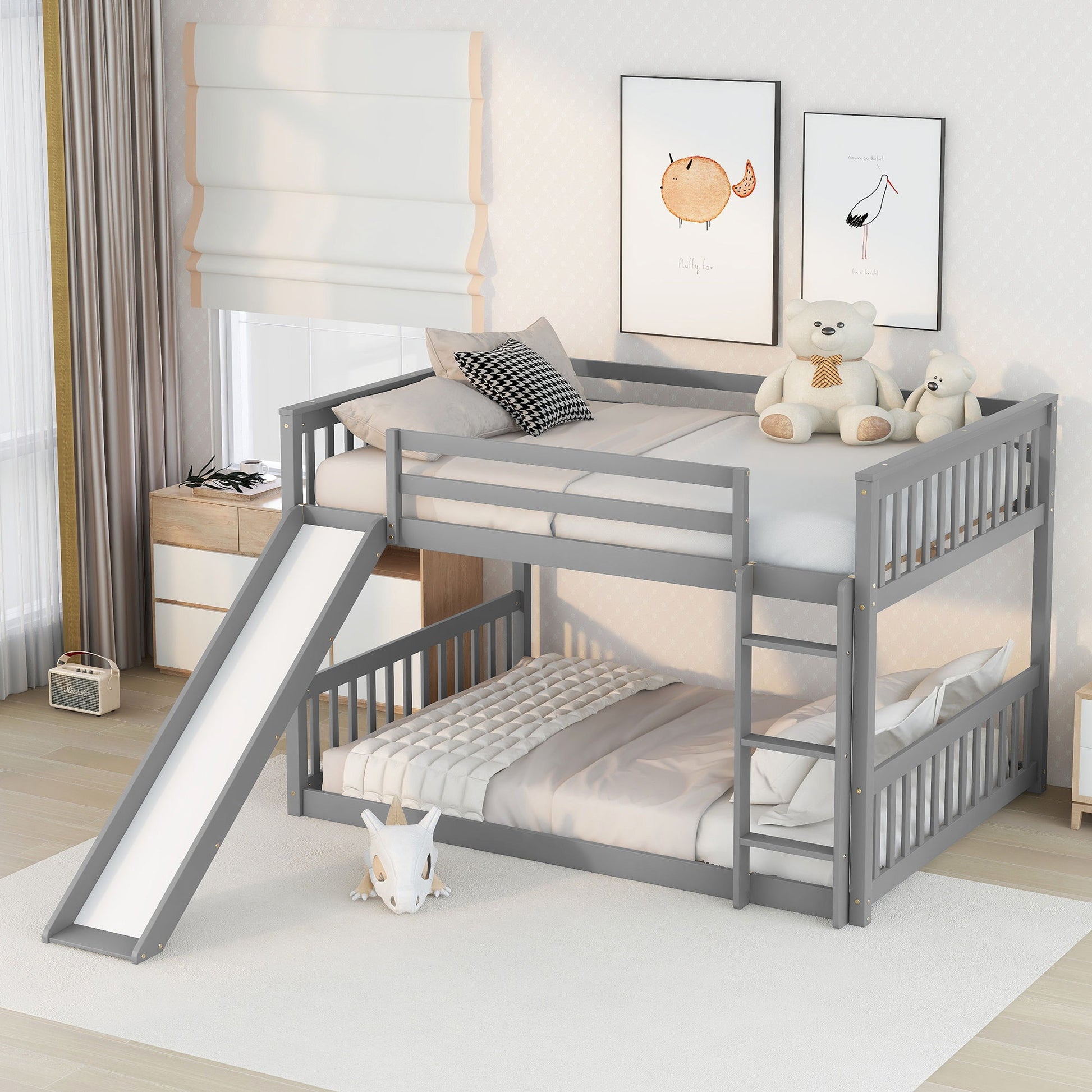Bunk Bed With Slide And Ladder - The Sleep Loft - Online Mattress Showroom NYC