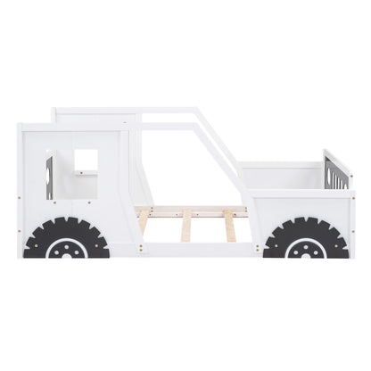 Classic Car Shaped Platform Bed With Wheels - The Sleep Loft - Online Mattress Showroom NYC