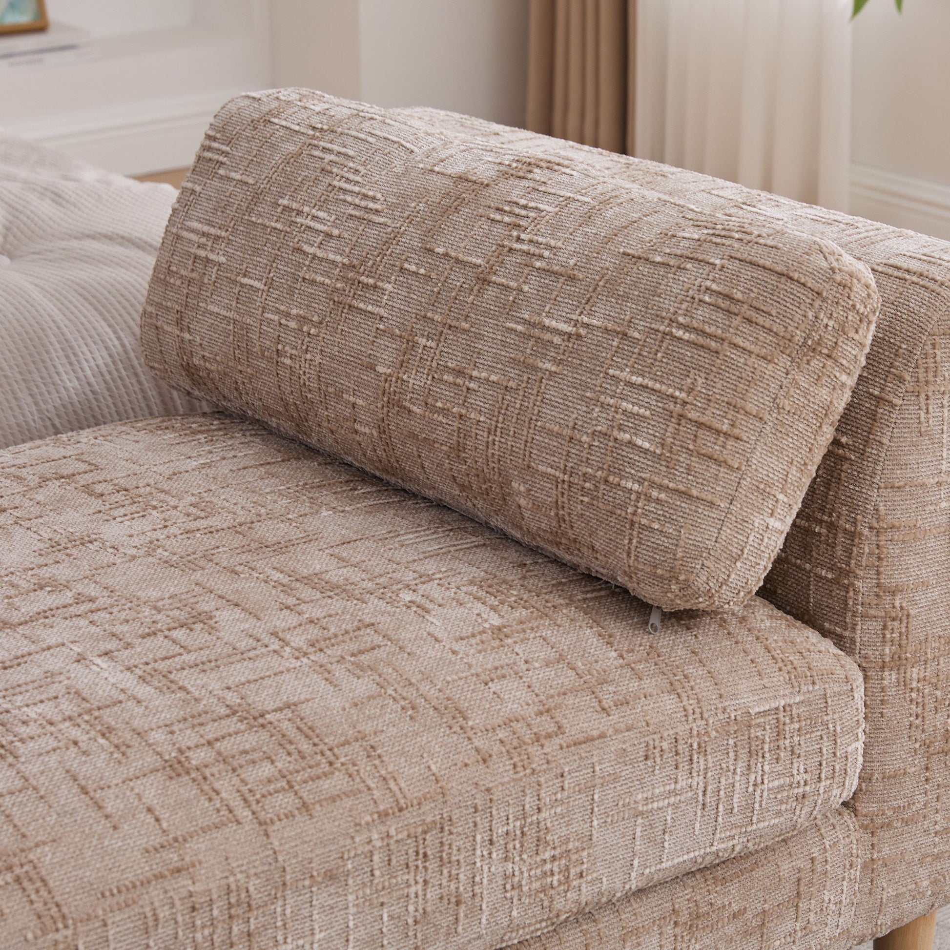 Modern Upholstered End Of Bed Bench With Armrests - The Sleep Loft - Online Mattress Showroom NYC