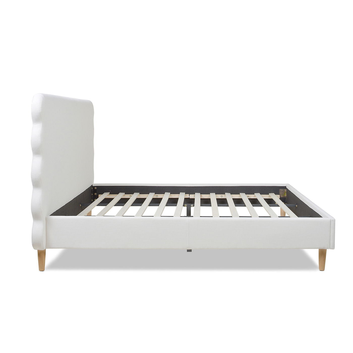 Stockholm - Modern Wavy Headboard Platform Bed - The Sleep Loft - Online Mattress Showroom NYC