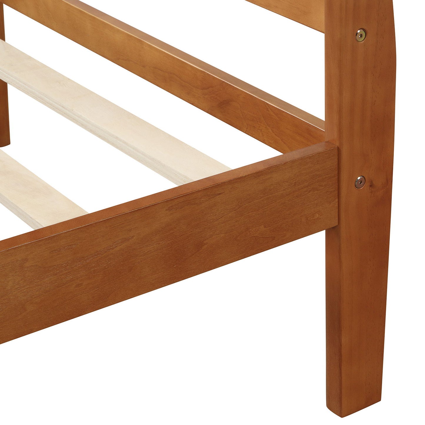 Platform Bed Frame Mattress Foundation Sleigh Bed With Headboard / Footboard / Wood Slat Suppor - The Sleep Loft - Online Mattress Showroom NYC