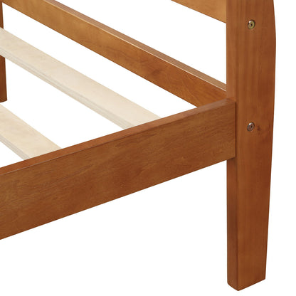 Platform Bed Frame Mattress Foundation Sleigh Bed With Headboard / Footboard / Wood Slat Suppor - The Sleep Loft - Online Mattress Showroom NYC