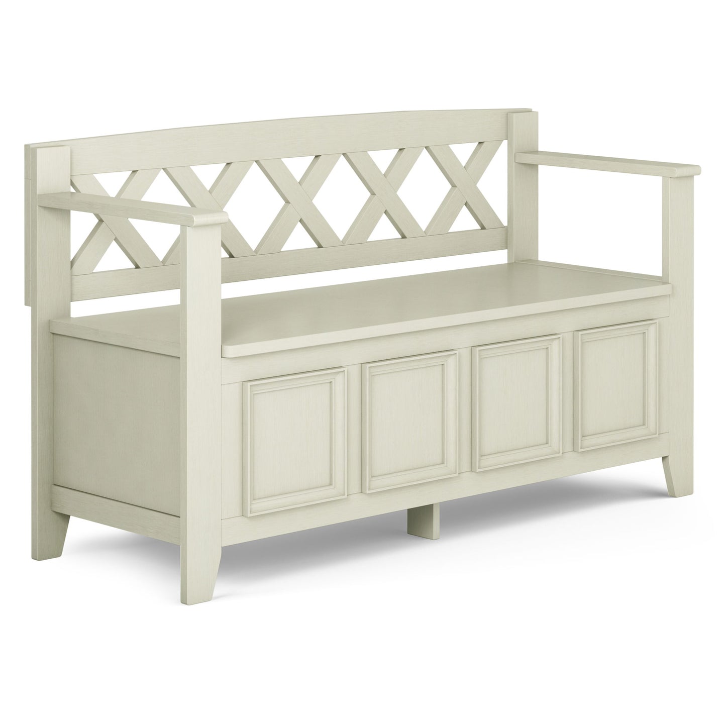 Amherst - Handcrafted Entryway Storage Bench - The Sleep Loft - Online Mattress Showroom NYC