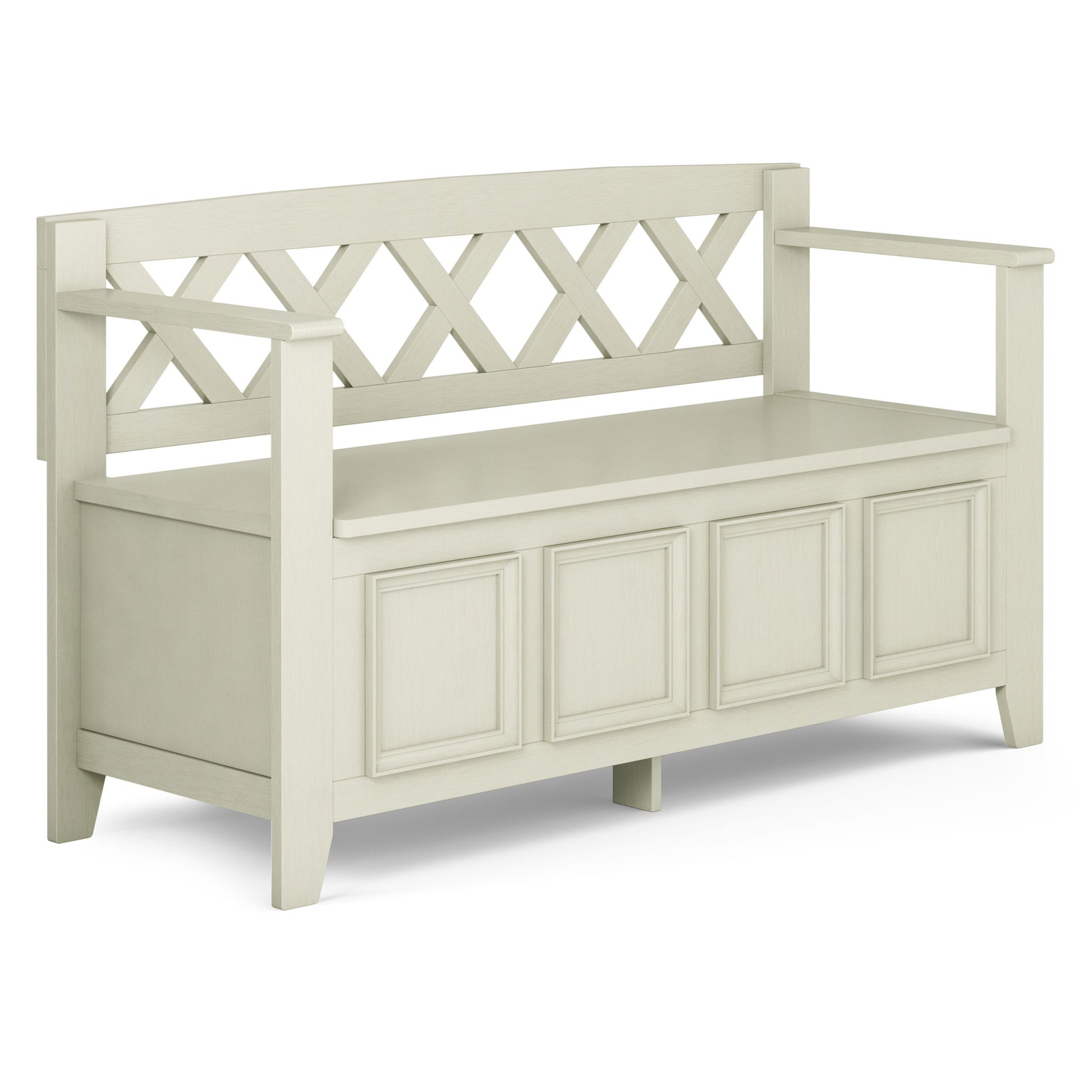 Amherst - Handcrafted Entryway Storage Bench - The Sleep Loft - Online Mattress Showroom NYC