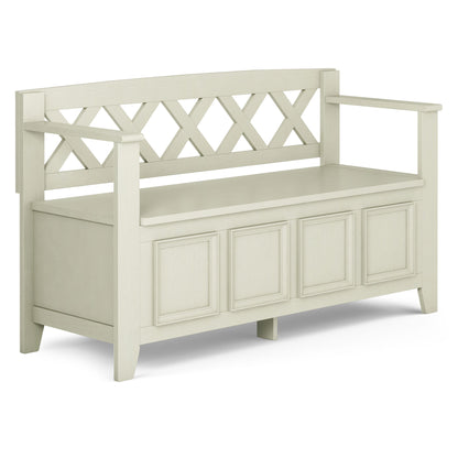 Amherst - Handcrafted Entryway Storage Bench - The Sleep Loft - Online Mattress Showroom NYC