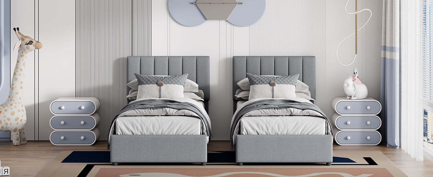 Upholstered Platform Bed With A Hydraulic Storage System - The Sleep Loft - Online Mattress Showroom NYC