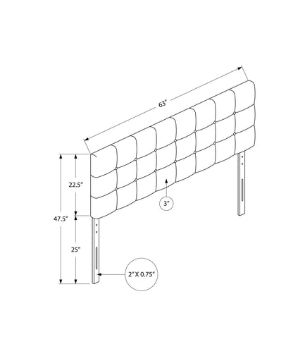 Queen Size, Bed Headboard Only, Upholstered Transitional - Beige - The Sleep Loft - Online Mattress Showroom NYC