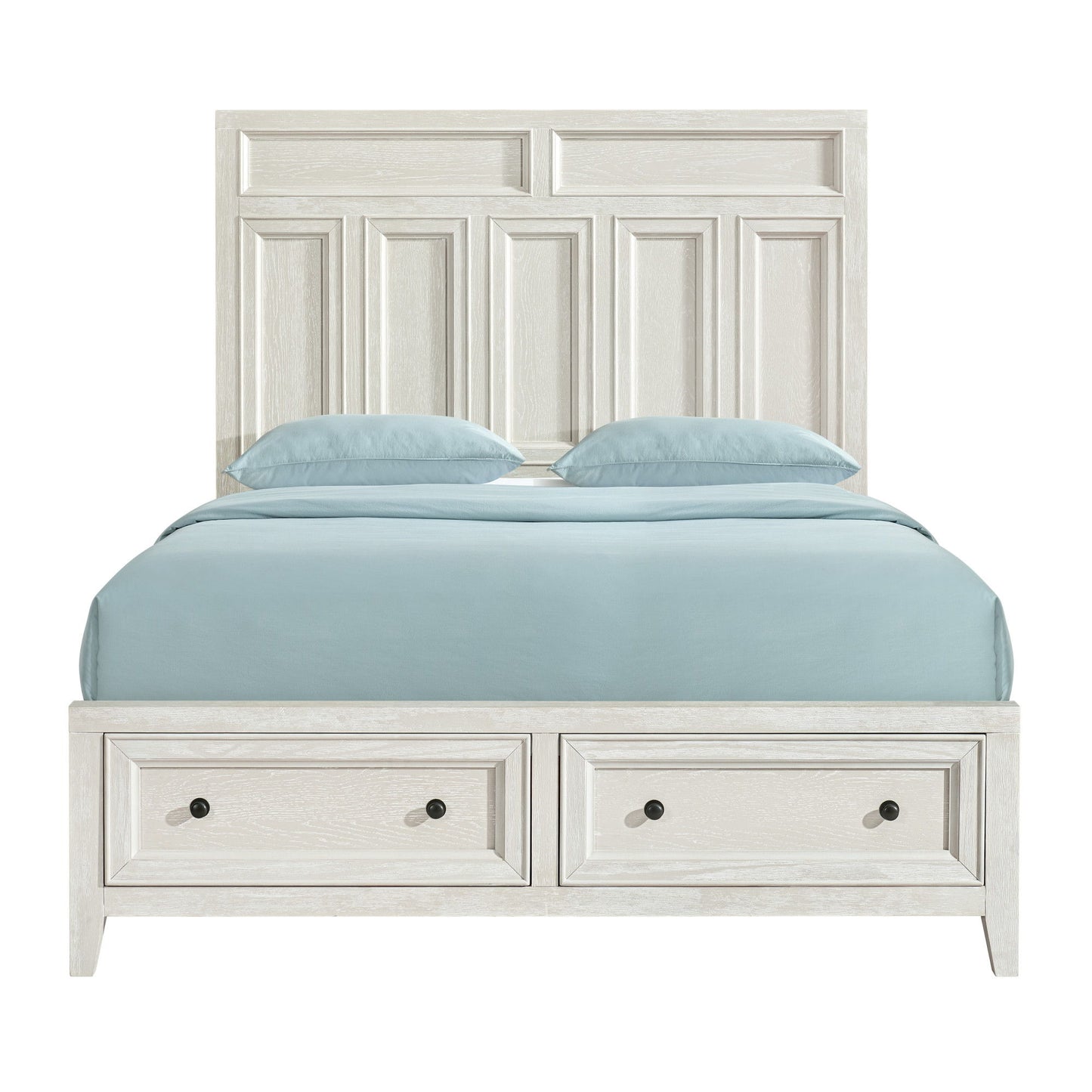 Storage Bed With Panel Headboard And Spacious Footboard Drawers - The Sleep Loft - Online Mattress Showroom NYC
