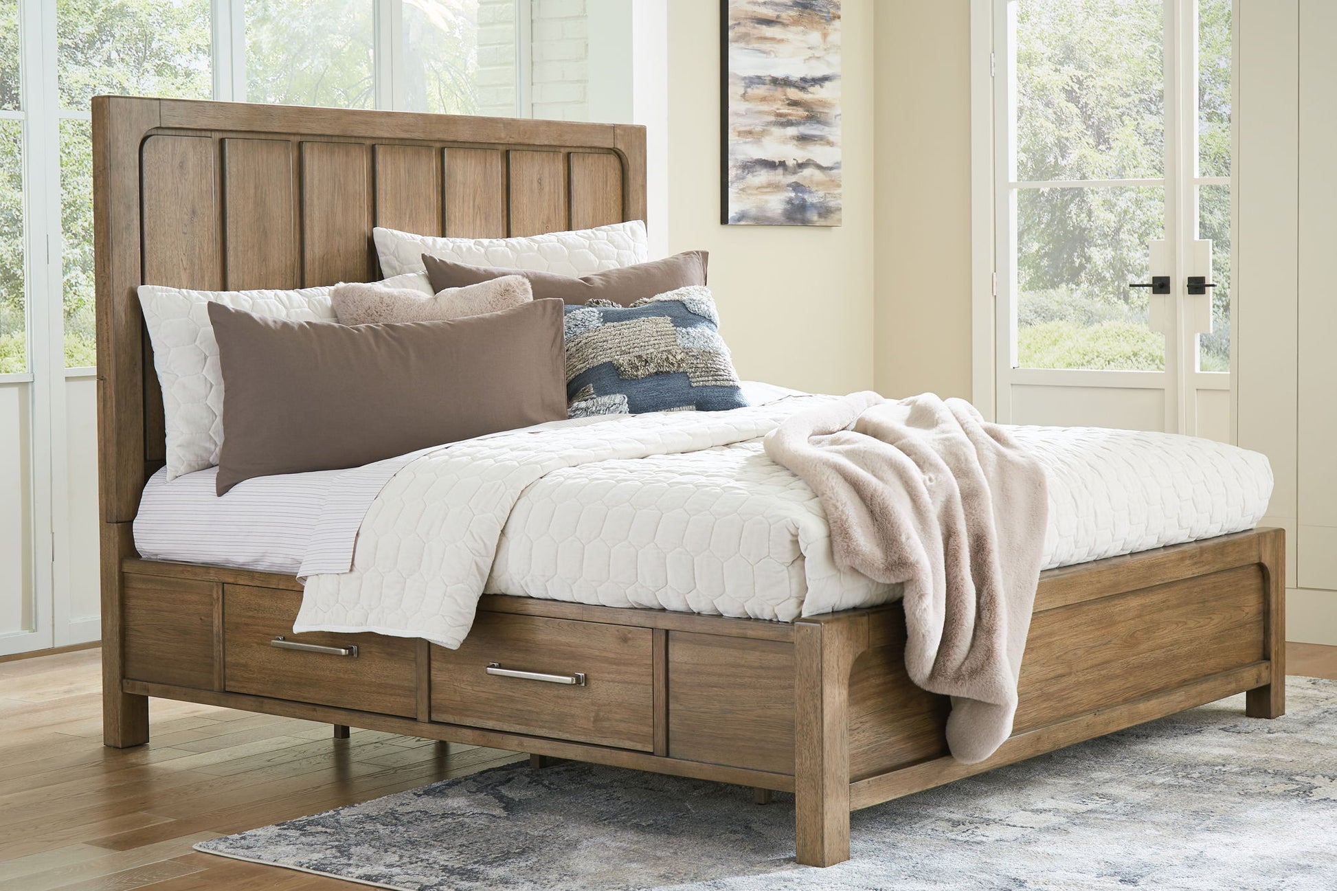 Cabalynn - Panel Bed With Storage - The Sleep Loft - Online Mattress Showroom NYC