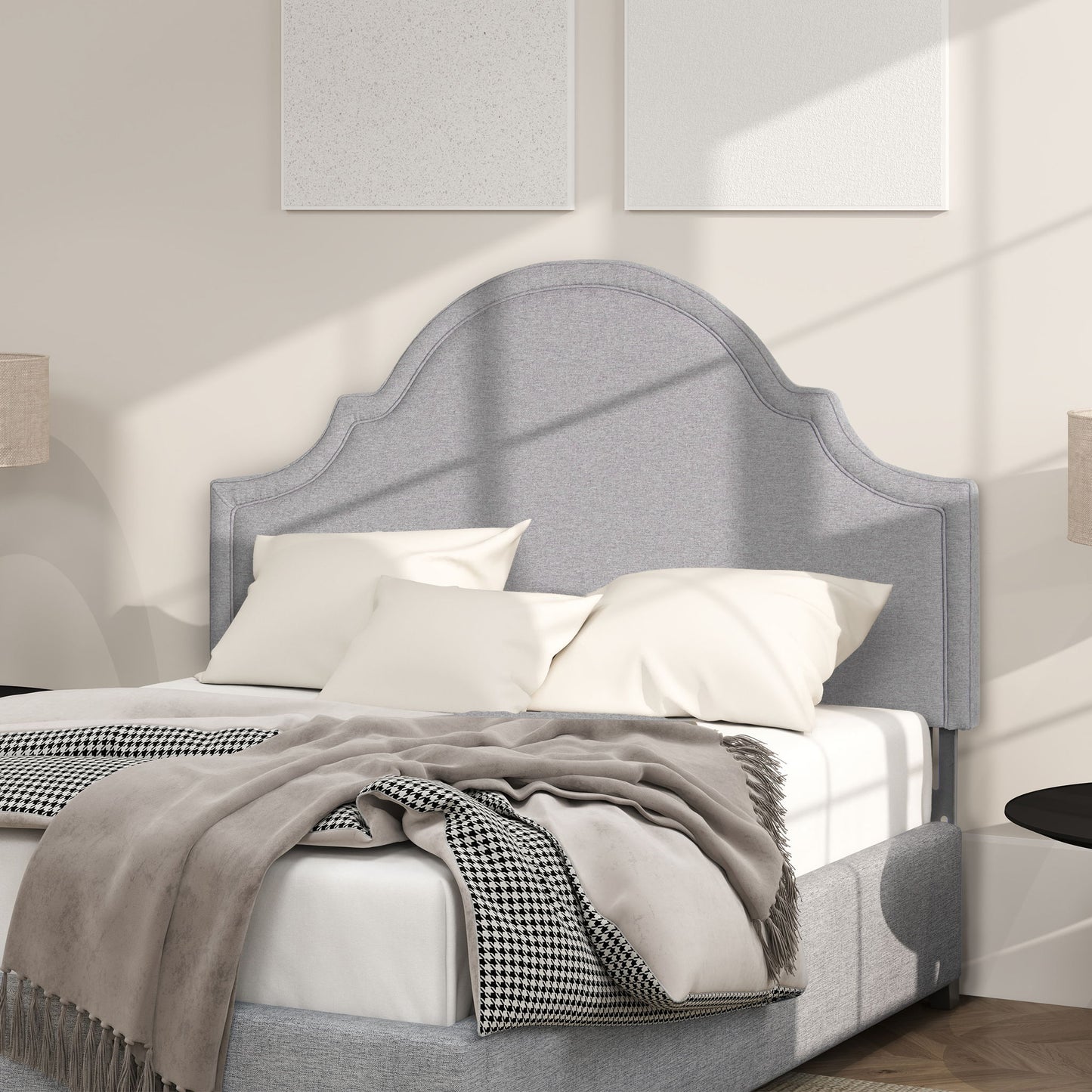 Catherine - Luxurious Comfort Upholstered Headboard - The Sleep Loft - Online Mattress Showroom NYC