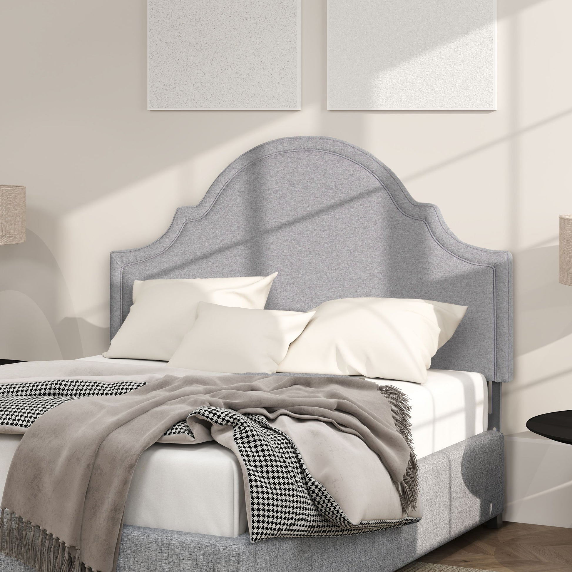 Catherine - Luxurious Comfort Upholstered Headboard - The Sleep Loft - Online Mattress Showroom NYC