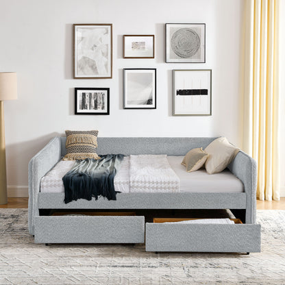 Upholstered Daybed & 2 Drawers - The Sleep Loft - Online Mattress Showroom NYC