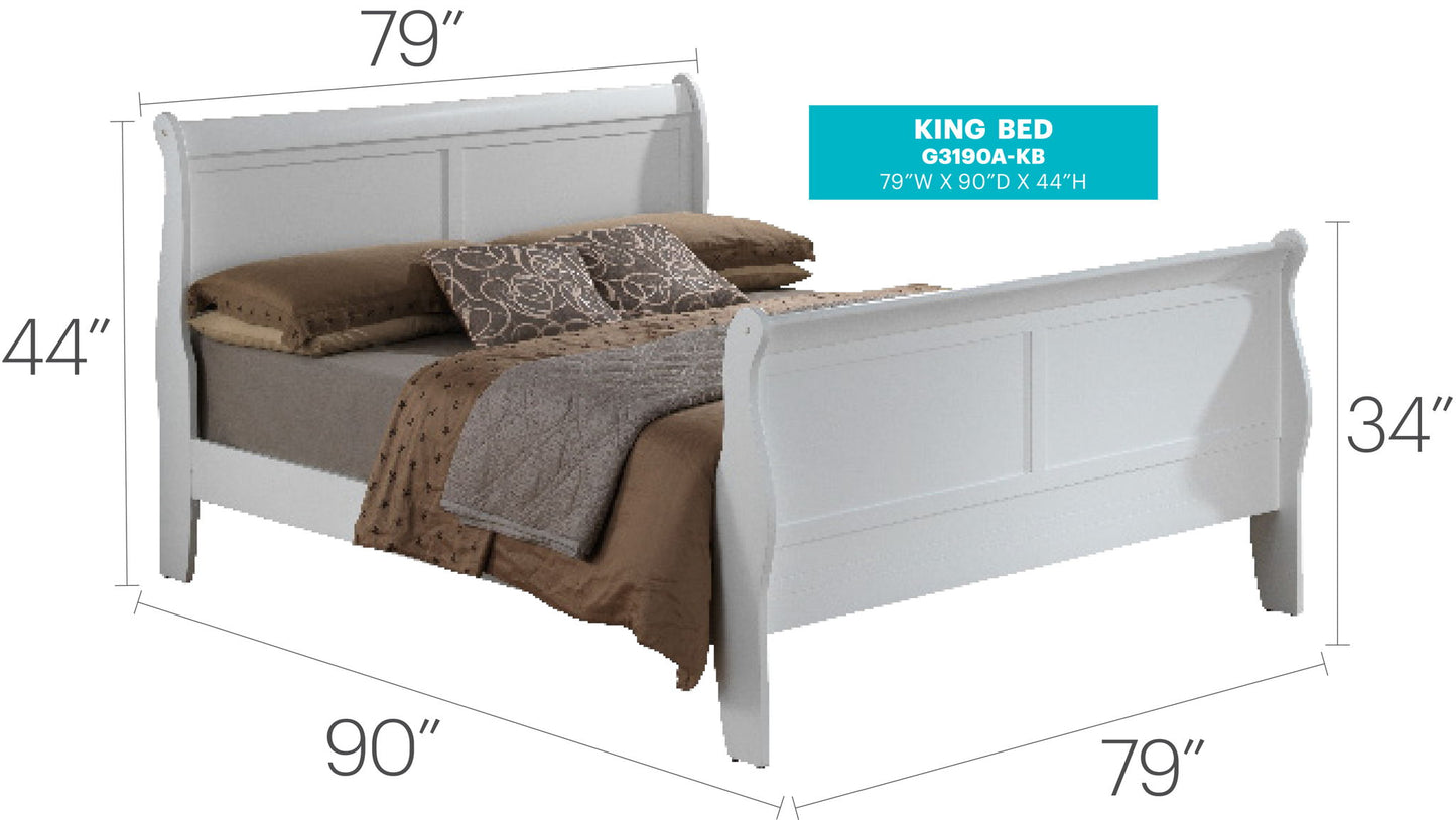 Panel Sleigh Bed - The Sleep Loft - Online Mattress Showroom NYC