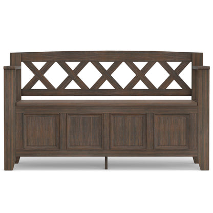 Amherst - Handcrafted Entryway Storage Bench - The Sleep Loft - Online Mattress Showroom NYC
