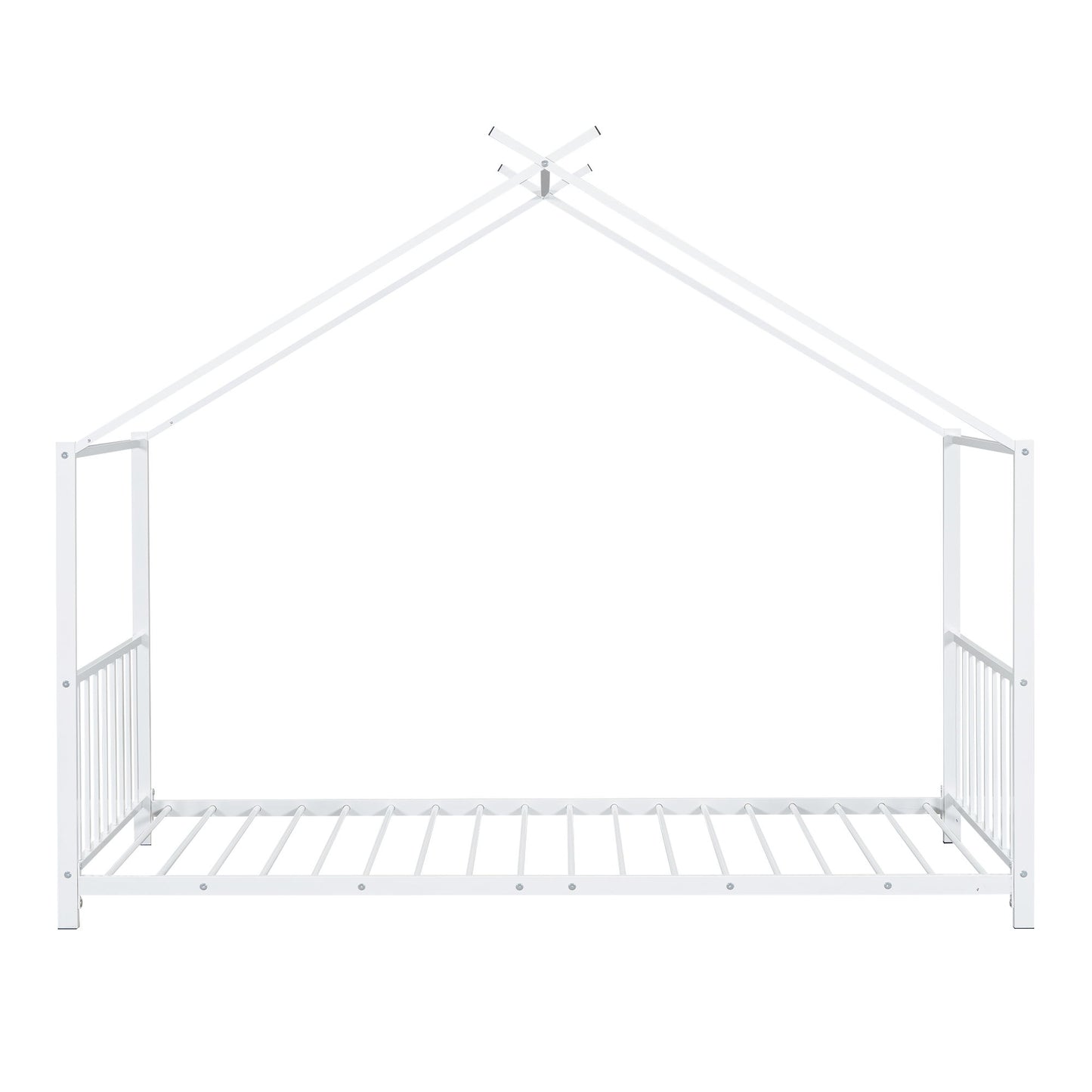 Metal House Platform Bed With Modern Design And Durable Frame - The Sleep Loft - Online Mattress Showroom NYC