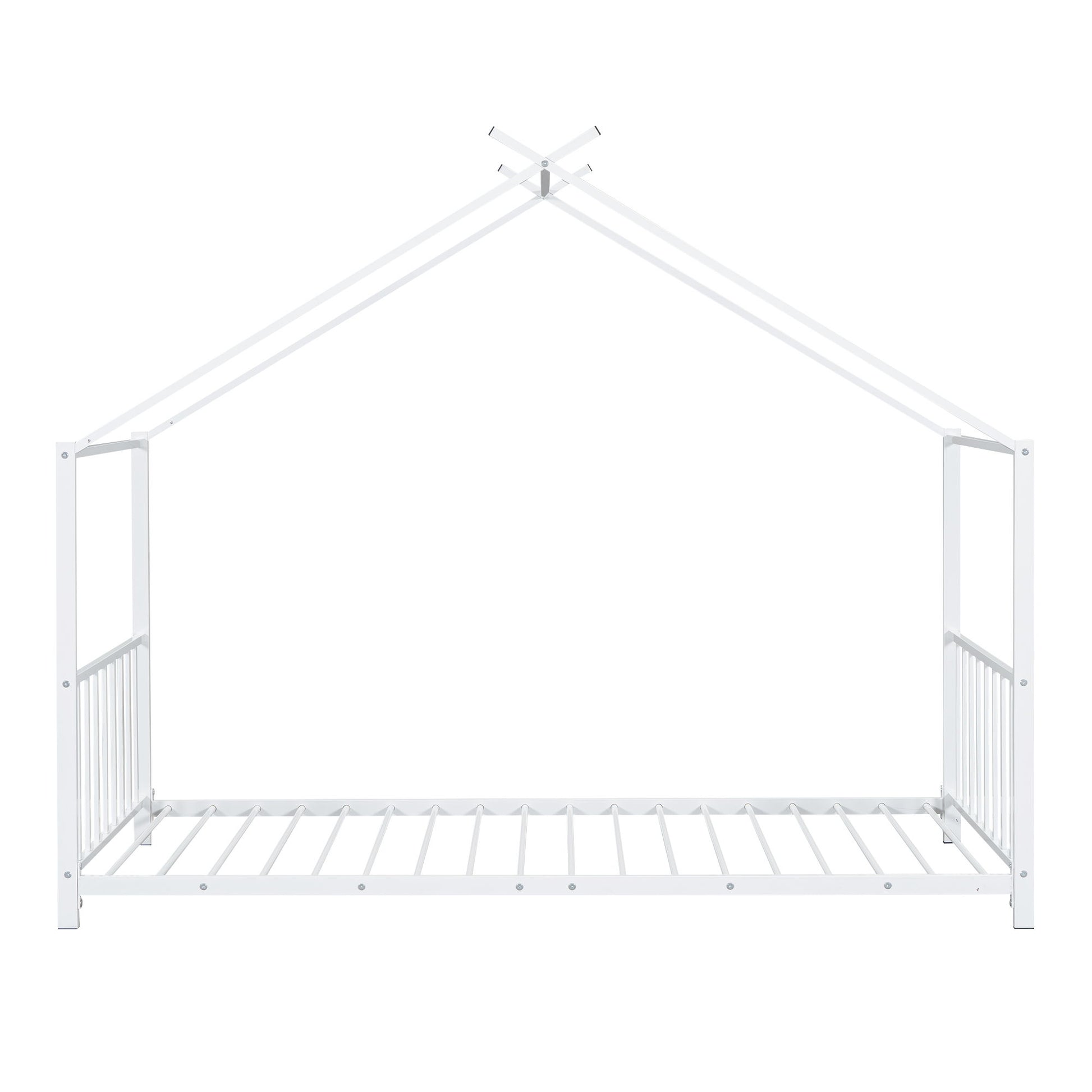 Metal House Platform Bed With Modern Design And Durable Frame - The Sleep Loft - Online Mattress Showroom NYC