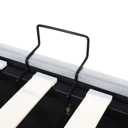 Upholstered Platform Bed With A Hydraulic Storage System - The Sleep Loft - Online Mattress Showroom NYC