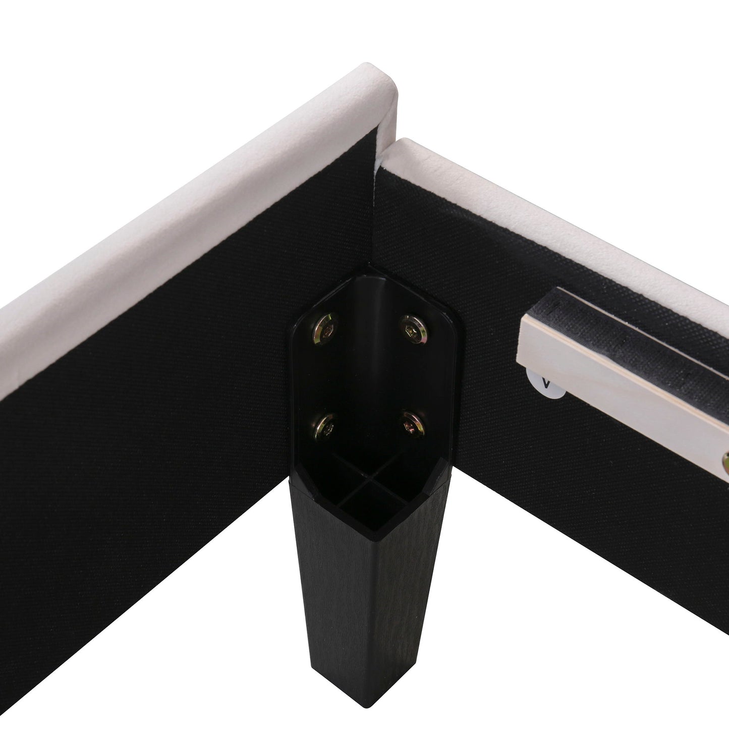 Upholstered Platform Bed With Flower Pattern Velvet Headboard - The Sleep Loft - Online Mattress Showroom NYC