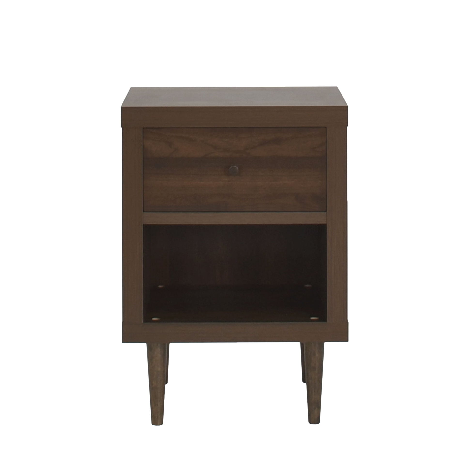 Nystrom - Single Drawer Nightstand - The Sleep Loft - Online Mattress Showroom NYC