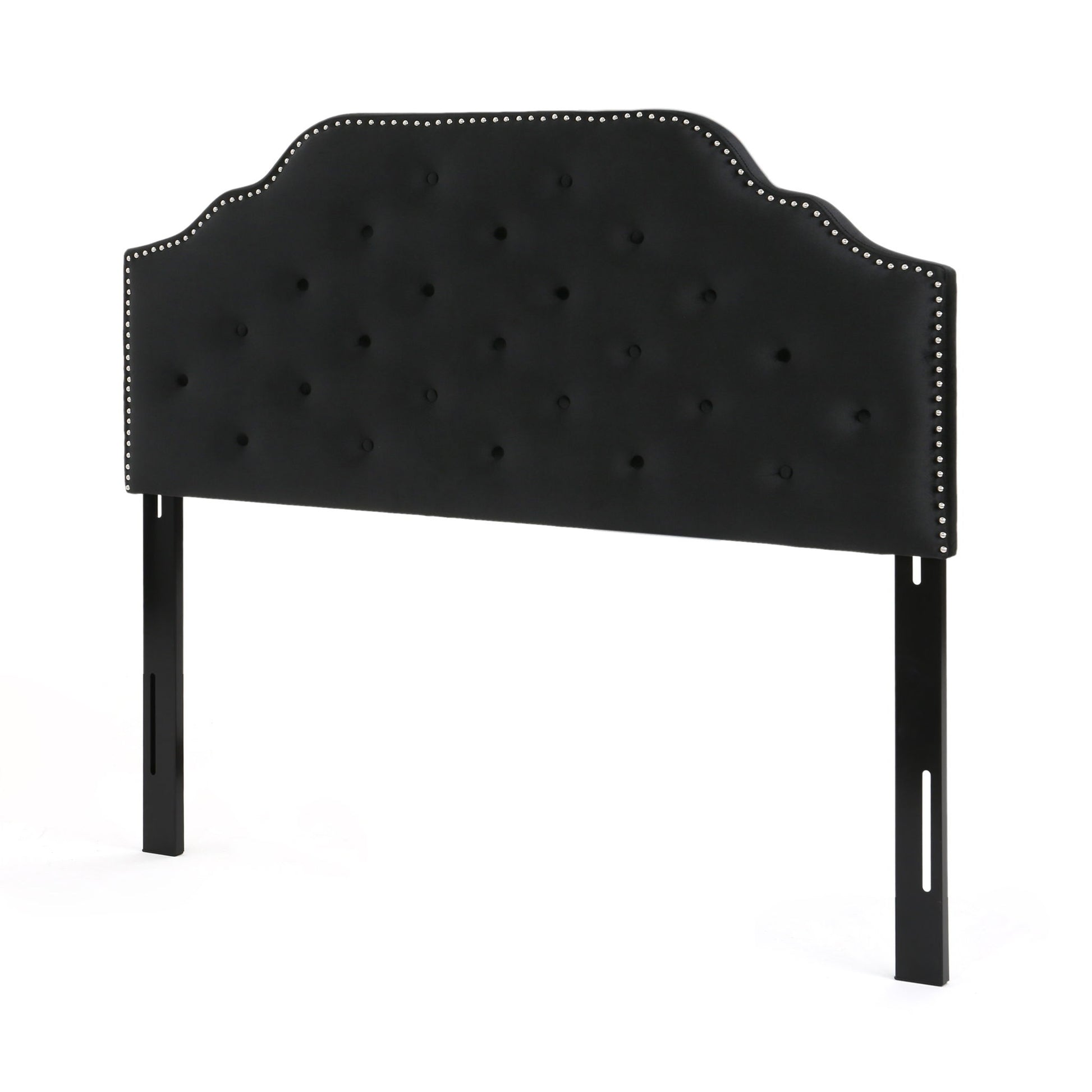 Charismatic - Size Headboard With Button Tufting And Nailhead Trim - The Sleep Loft - Online Mattress Showroom NYC